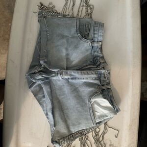 Forever 21 Light Blue Denim Shorts